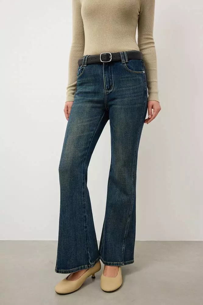 Джинсы (M (44RU), тёмно-синий). Изображение № 4