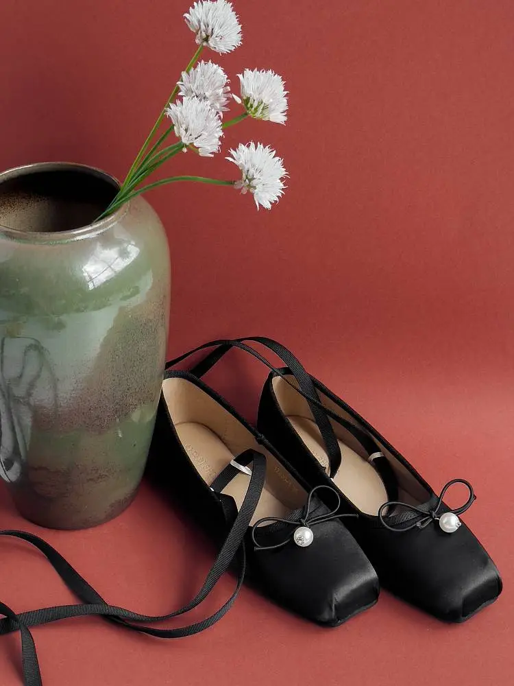 балетки (39, чёрный). Изображение № 1