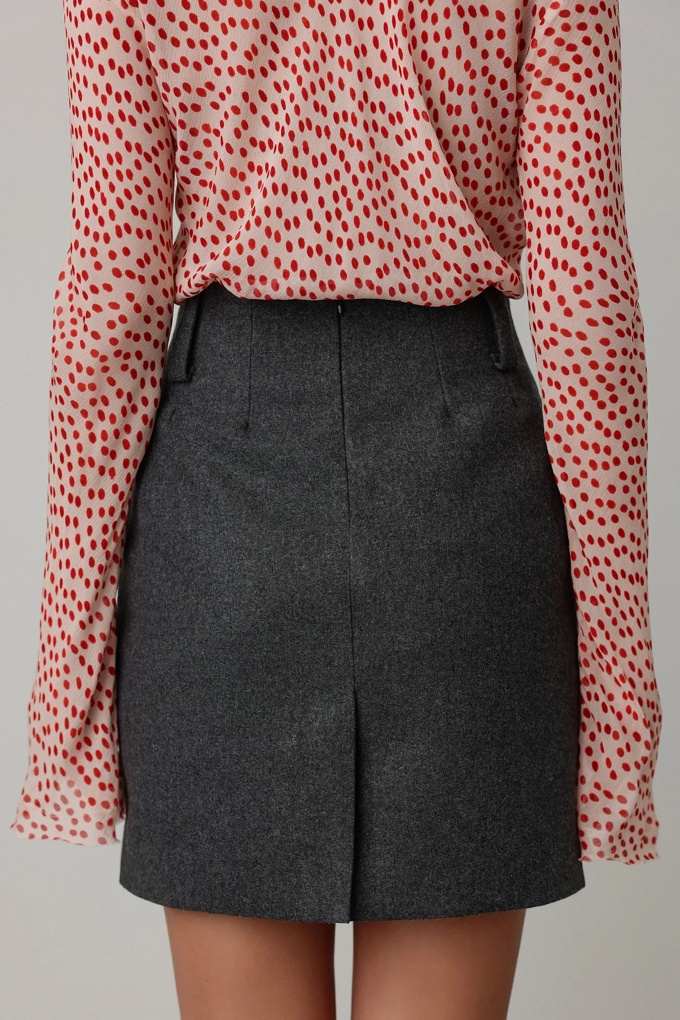 Юбка  (S (42RU), тёмно-серый). Избражение № 6