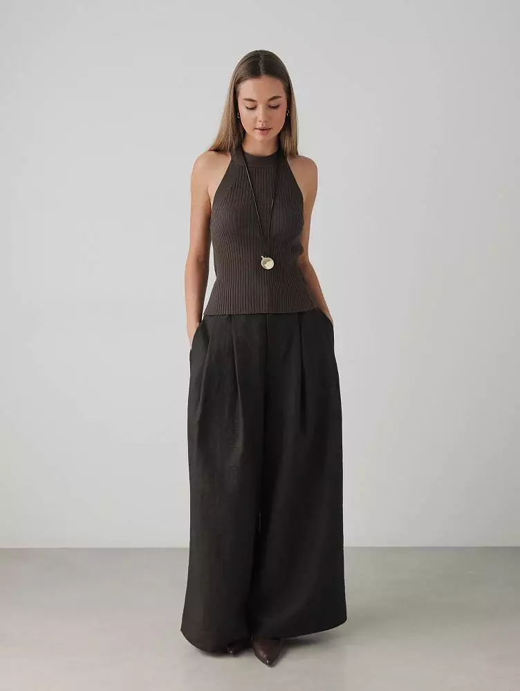Топ (onesize (42-46RU), серо-коричневый). Изображение № 1