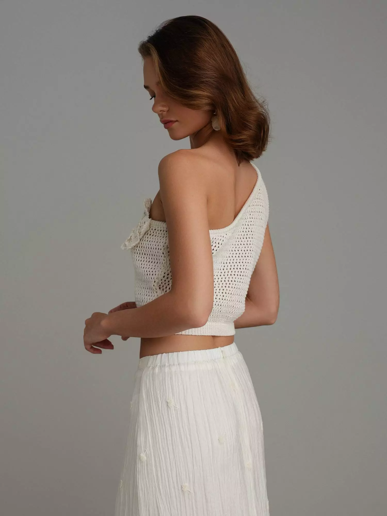 Топ (S (42RU), светло-бежевый). Избражение № 5