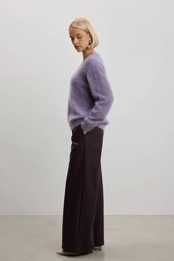 Свитер (onesize (42-46RU), фиолетовый). Изображение № 5