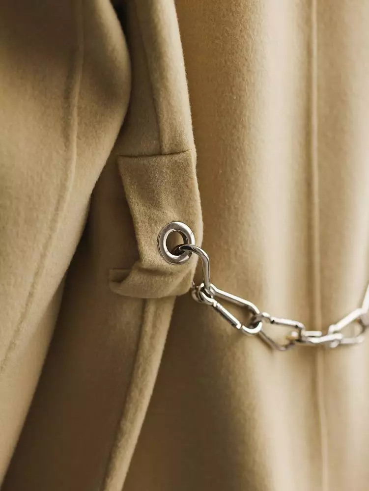 Пальто (onesize (42-46RU), желтая пастель). Изображение № 5