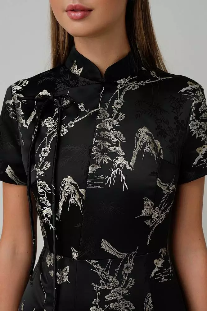 Платье (M (42RU), чёрный). Изображение № 3