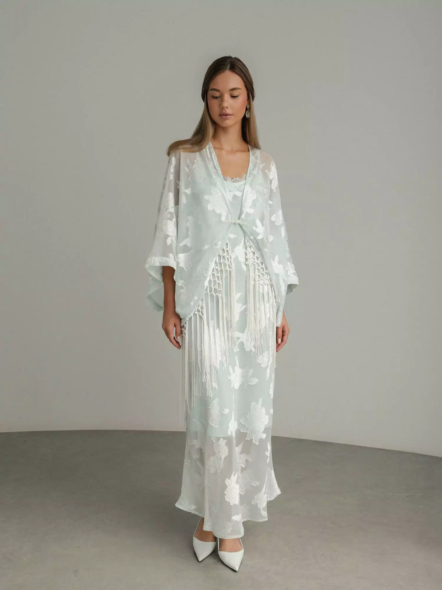 Накидка (M (44RU), мятный). Избражение № 2