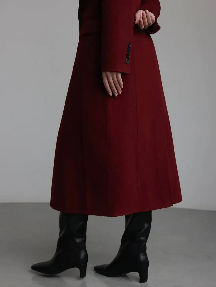 Пальто (S (42RU) винный). Изображение № 4