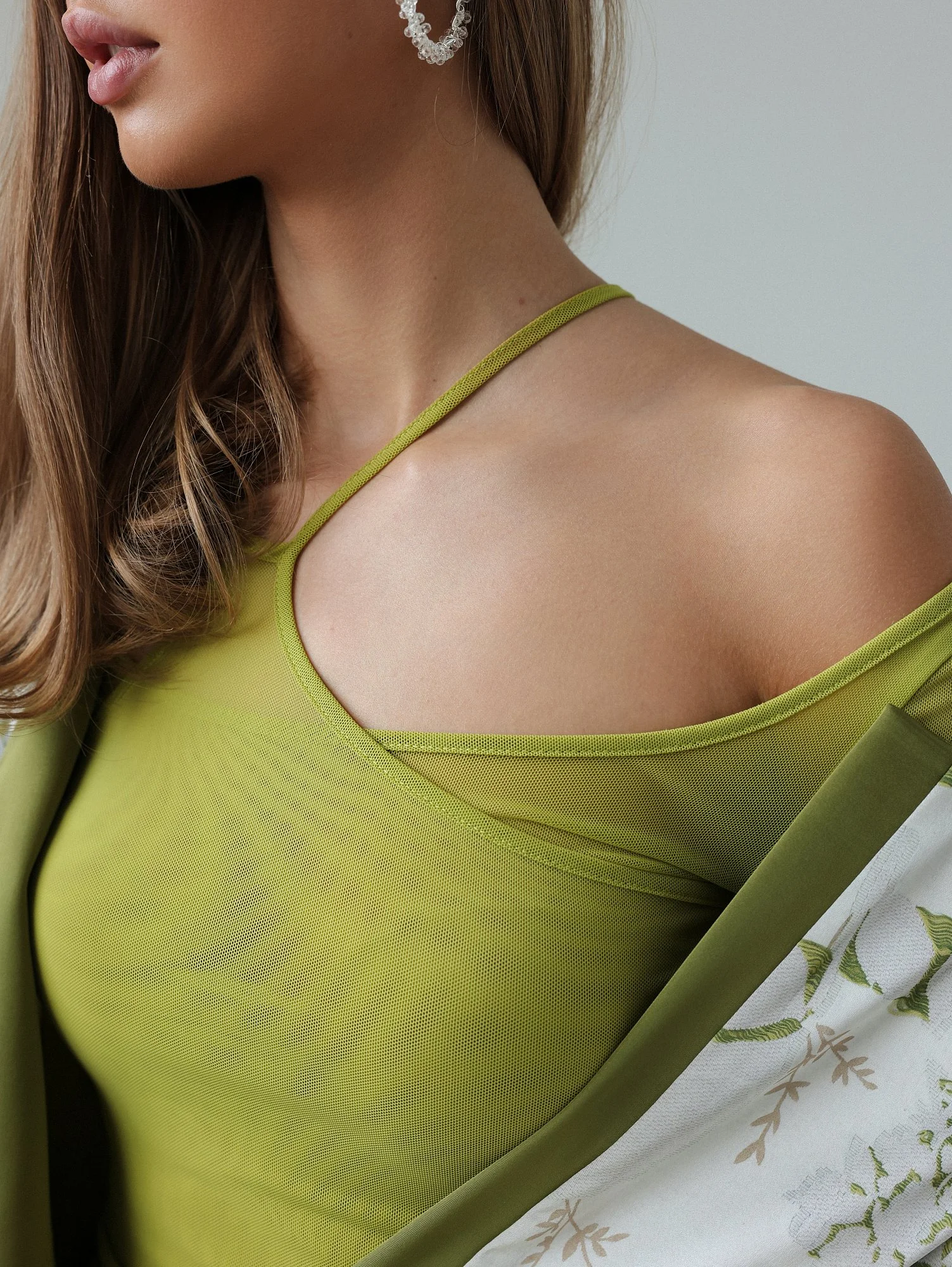 Лонгслив (M (44RU), лаймовый). Избражение № 3