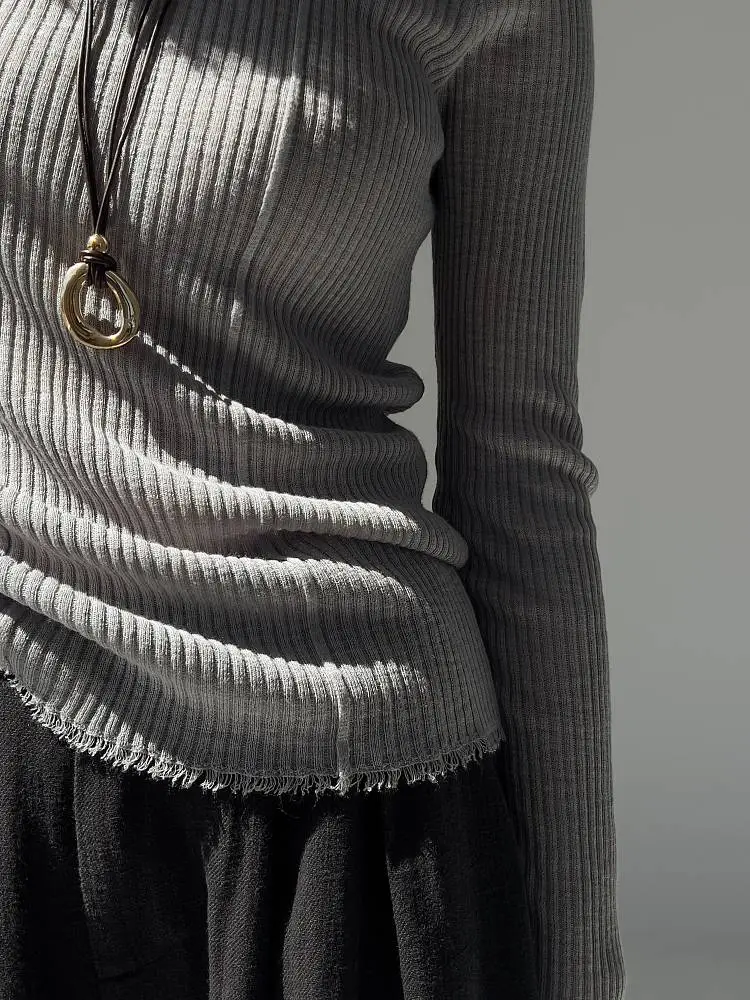 лонгслив (onesize (40-44RU), серый). Изображение № 4