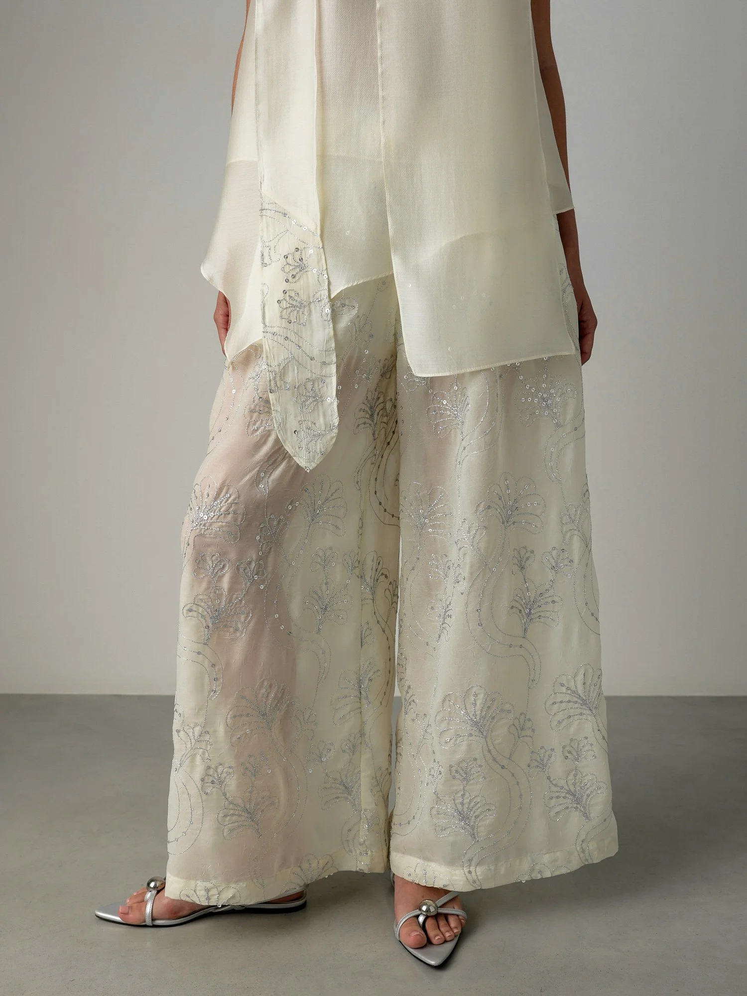 Брюки (L (46RU), ванильный). Избражение № 1