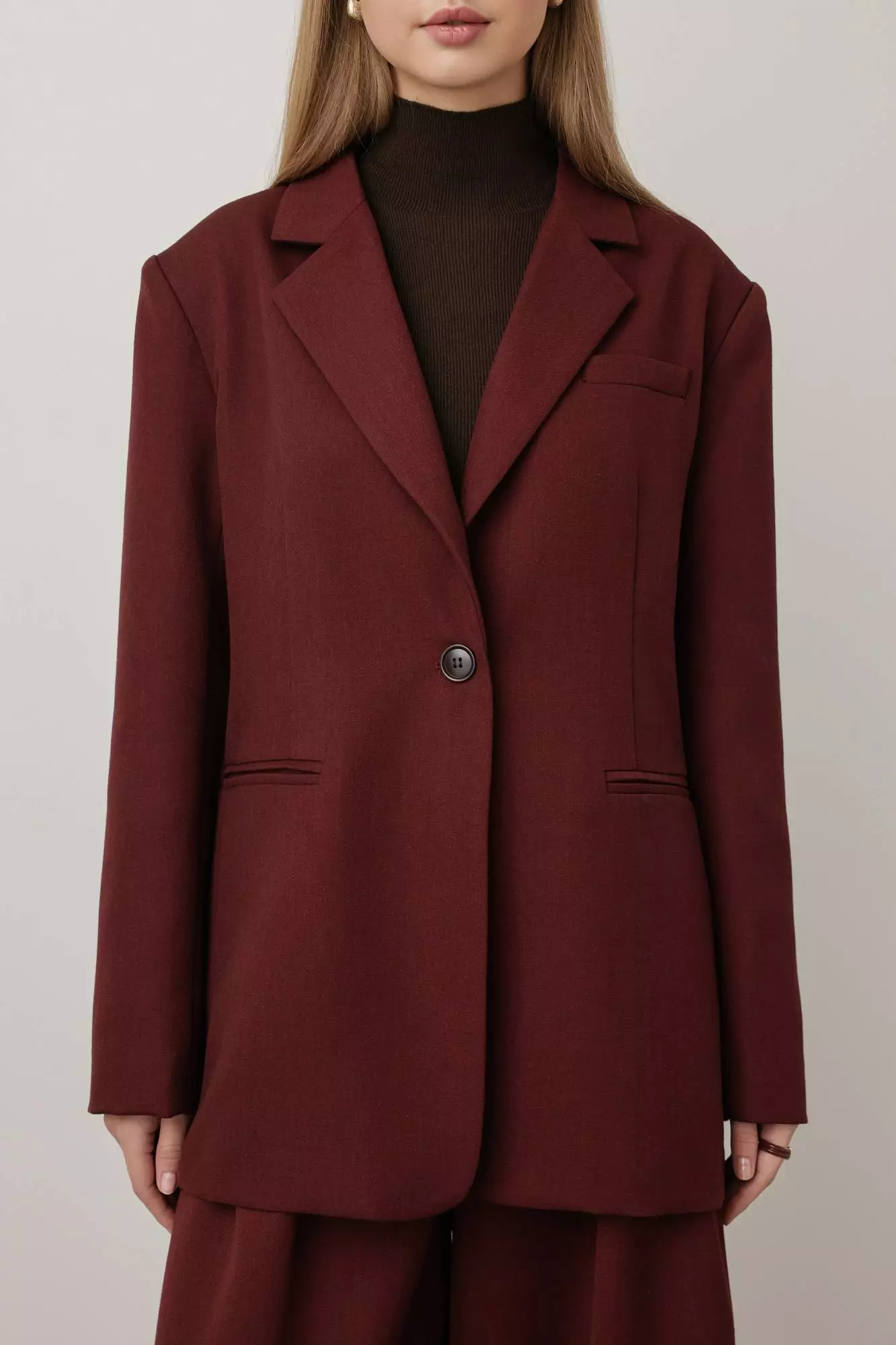 Пиджак (S (42RU), вишневый). Избражение № 2