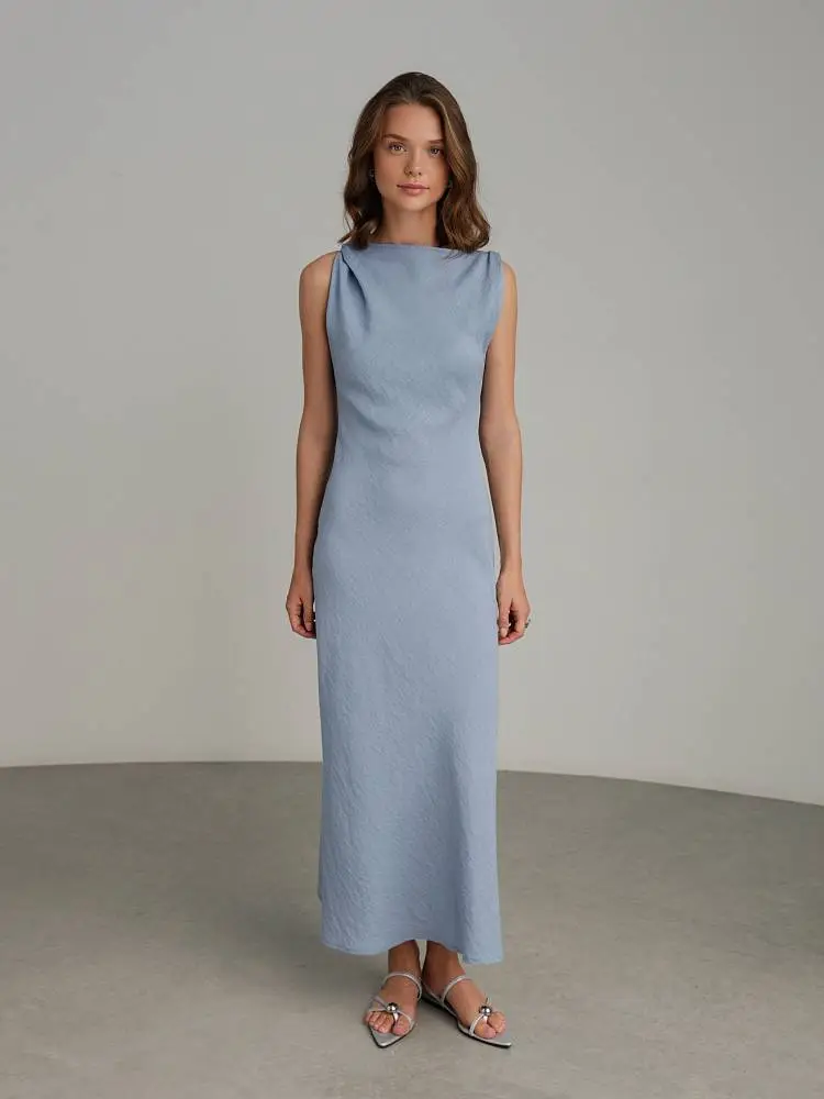 Платье (S (42RU), голубой). Изображение № 1