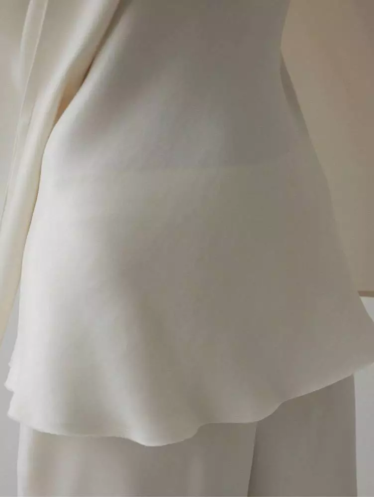 Накидка (S (42RU), слоновая кость). Изображение № 7