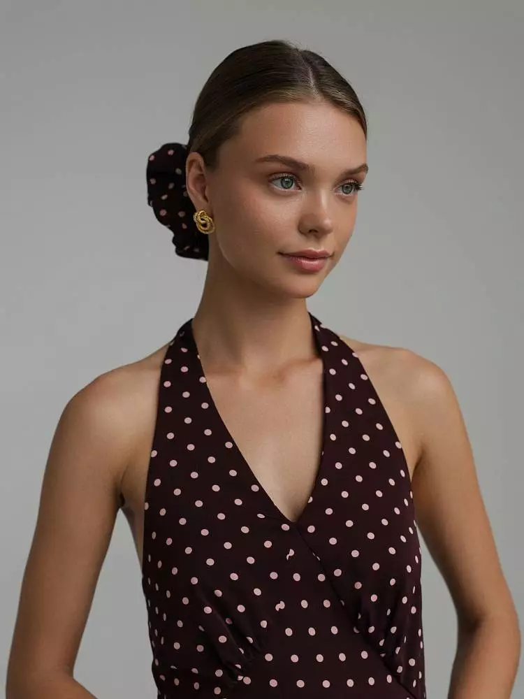 Платье (L (46RU), бордово-коричневый). Изображение № 2