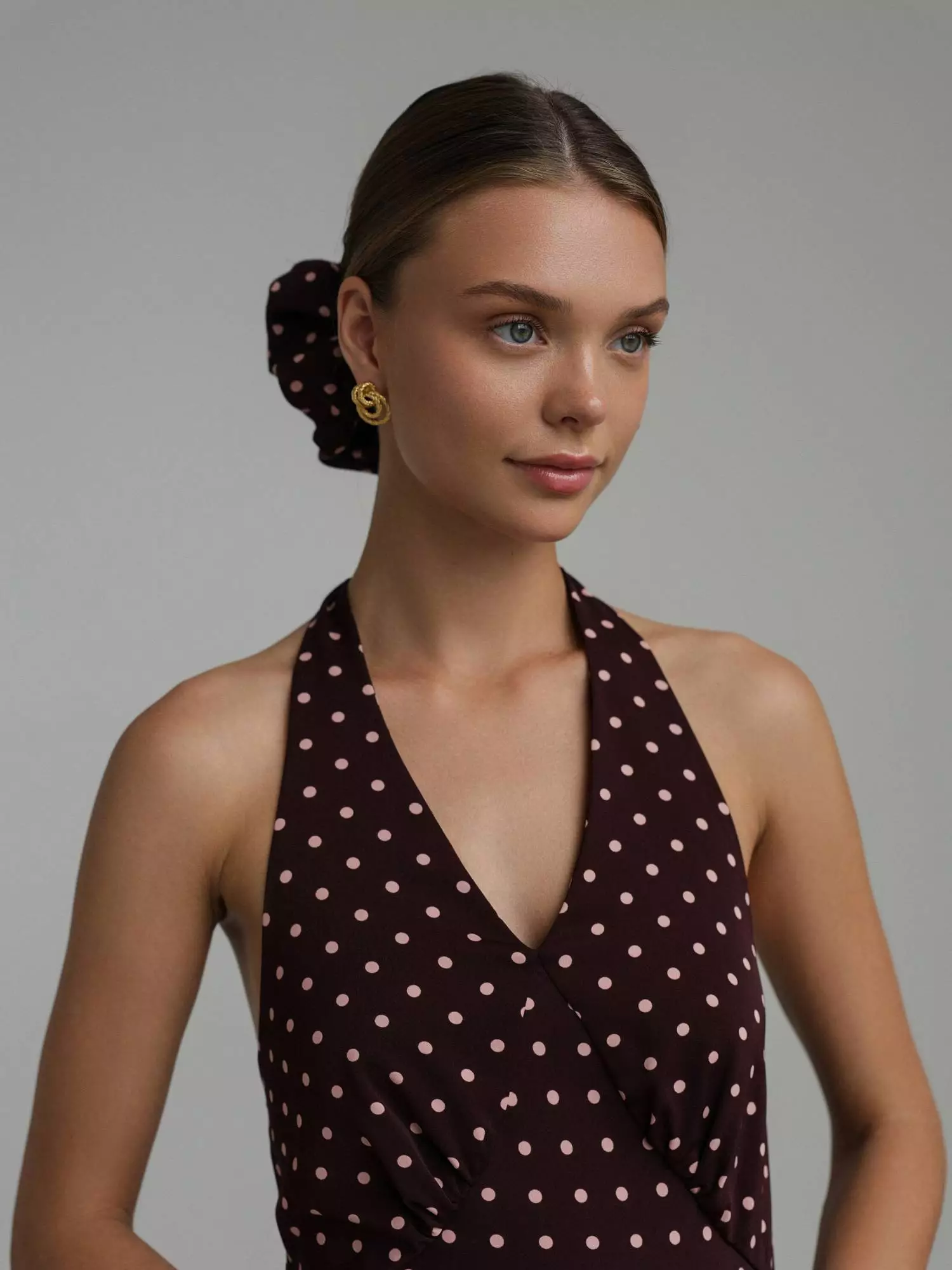 Платье (L (46RU), бордово-коричневый). Избражение № 2