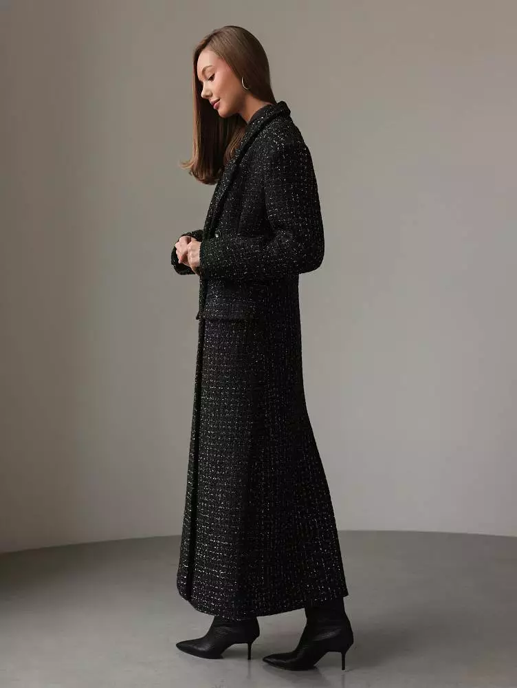 Пальто (onesize (42-46RU), чёрный). Изображение № 2