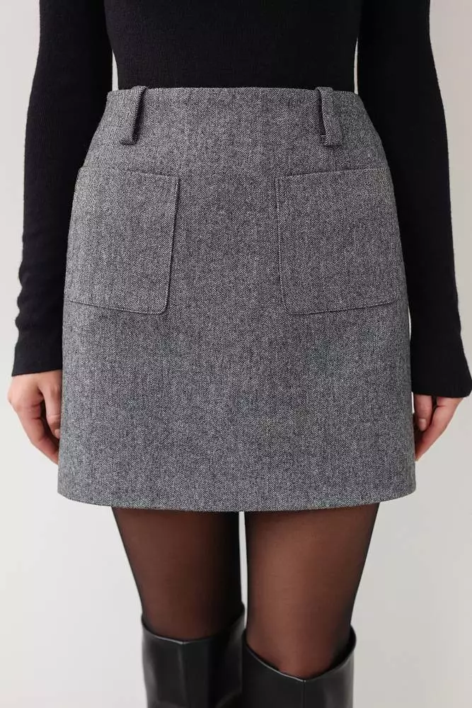 Юбка (S (42RU), серый). Изображение № 1