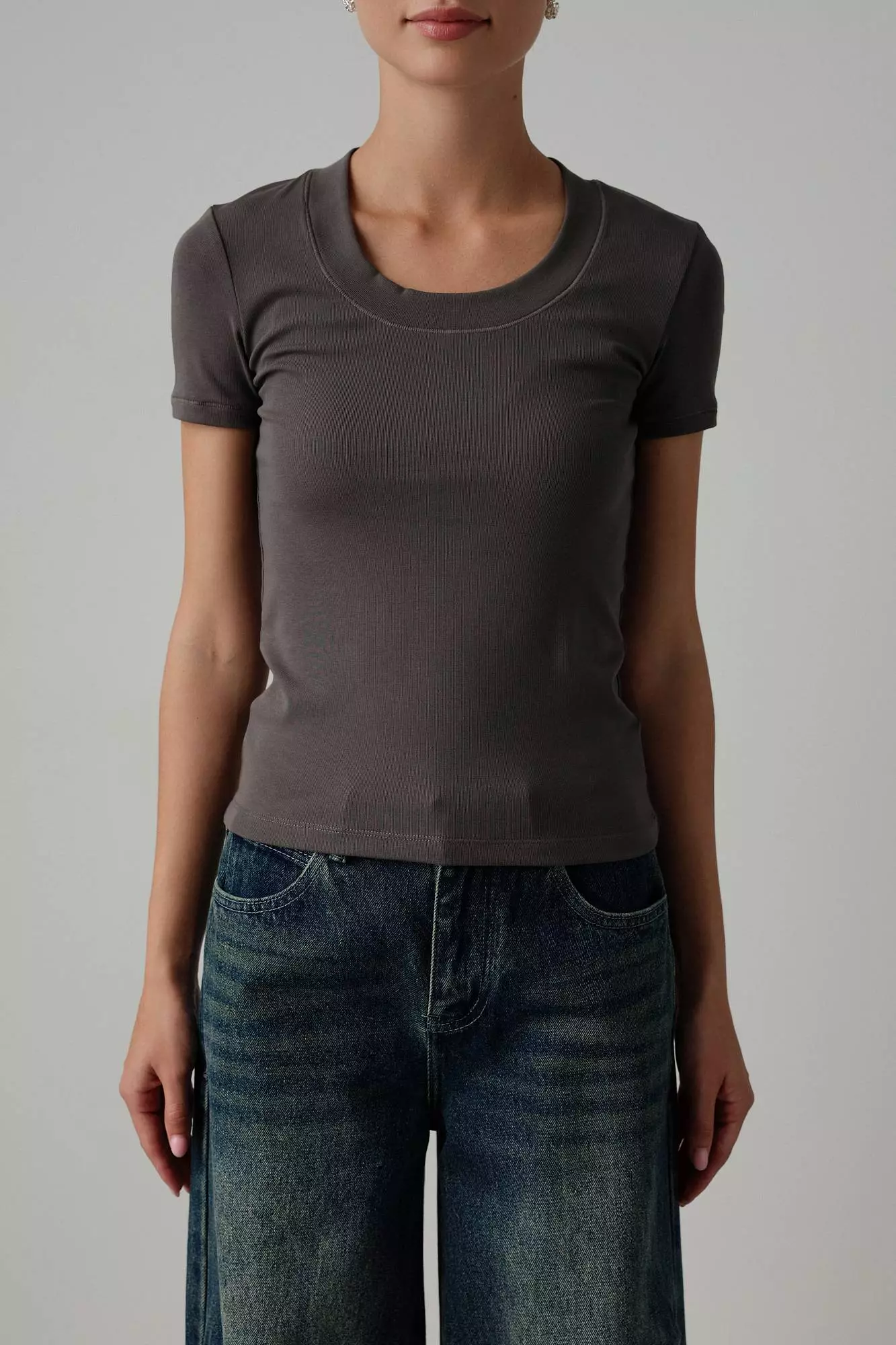 футболка (S (42), серый). Избражение № 3