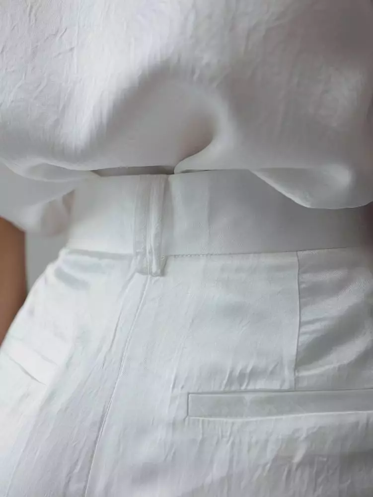 брюки (M (44), белый). Изображение № 5