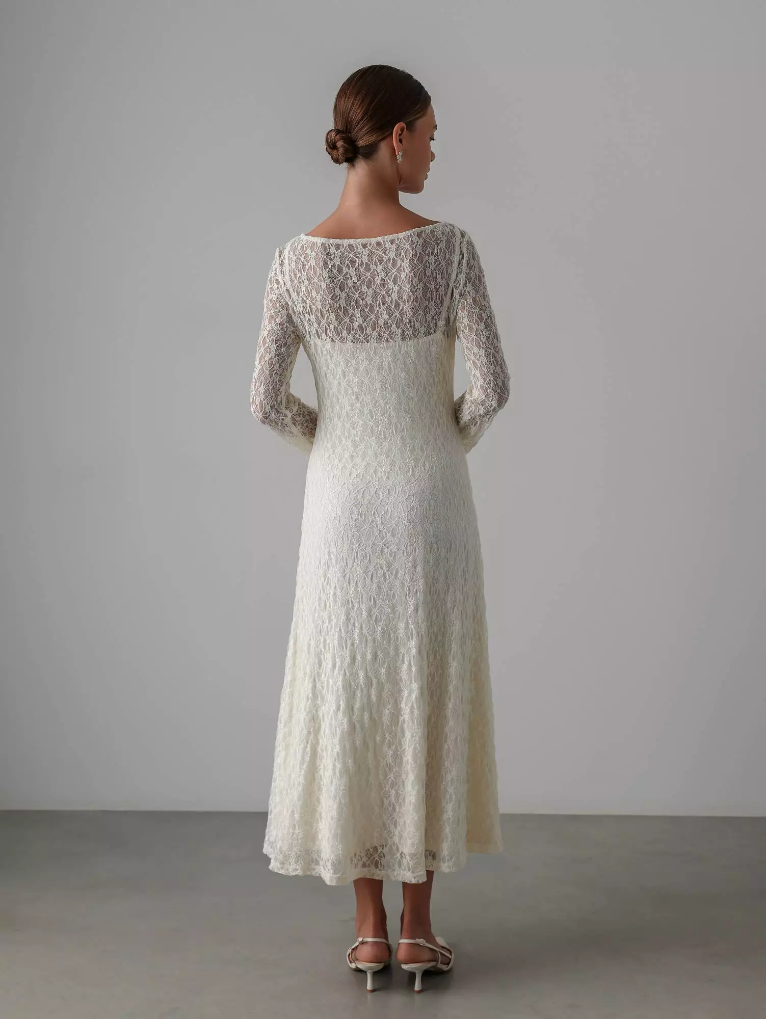 Платье (L (46RU), молочный). Избражение № 5