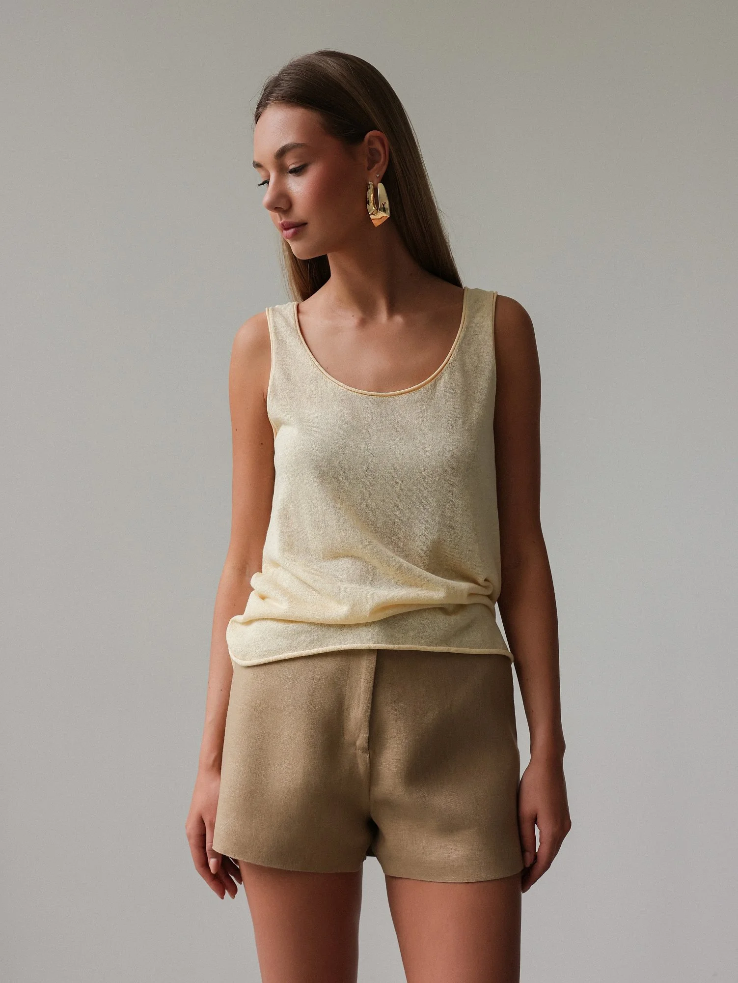 Топ (M (44RU), бледно-жёлтый). Избражение № 1