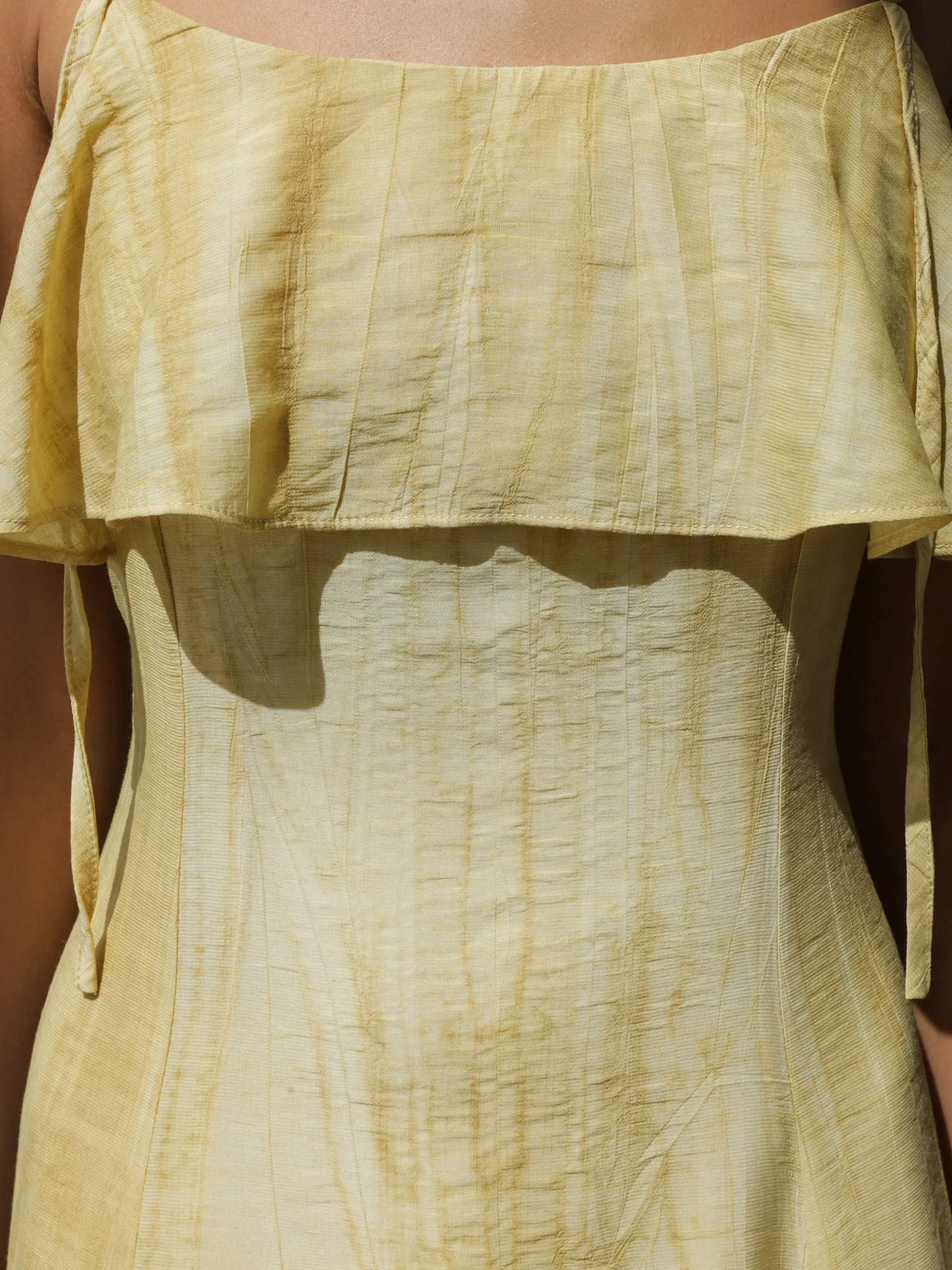 Платье (L (46RU), светло-горчичный). Избражение № 3