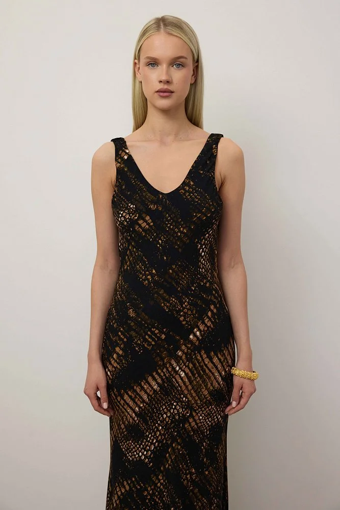 Платье (S (42RU), чёрный). Изображение № 4