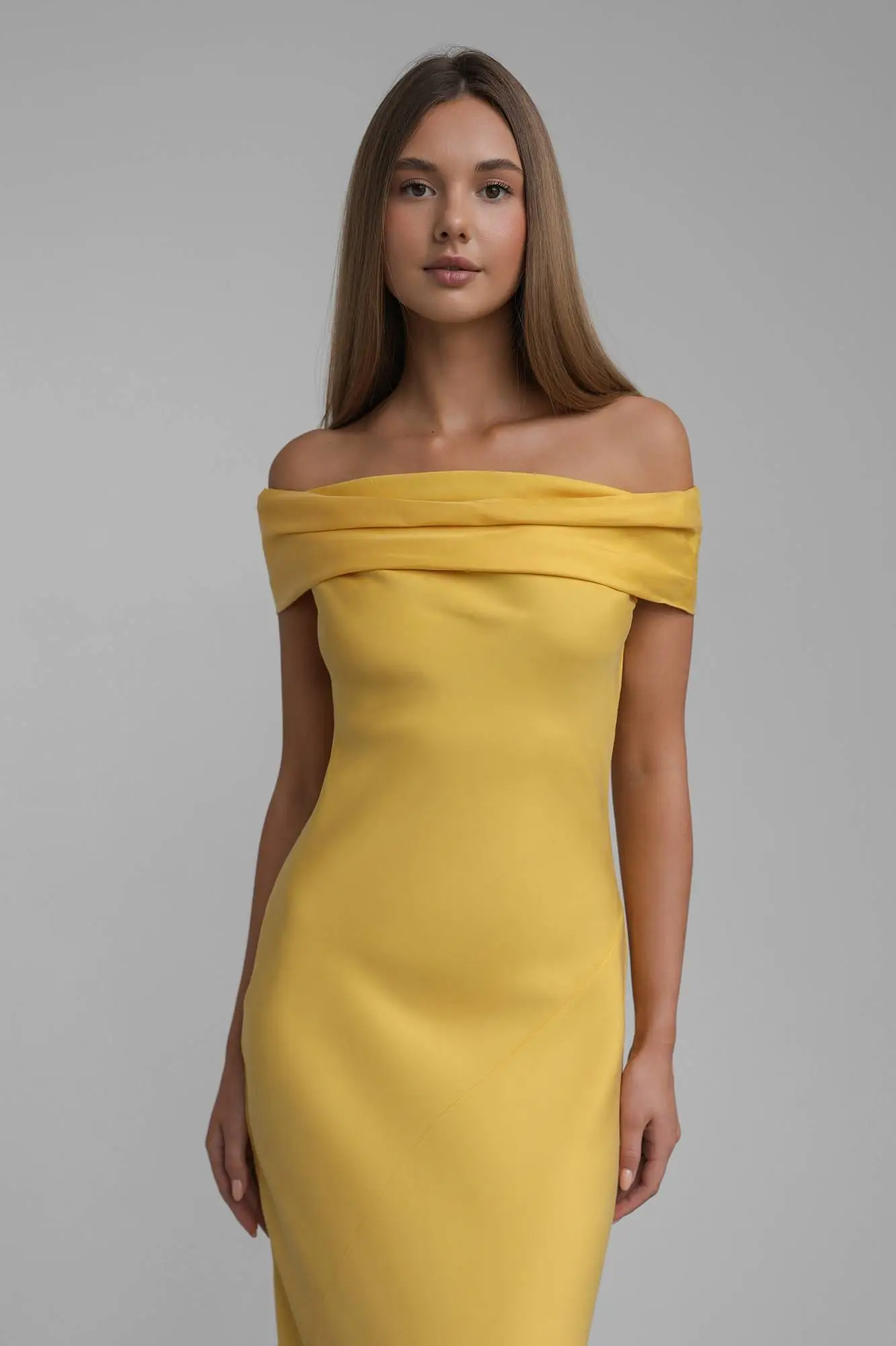 Платье (S (42RU), жёлтый). Избражение № 2