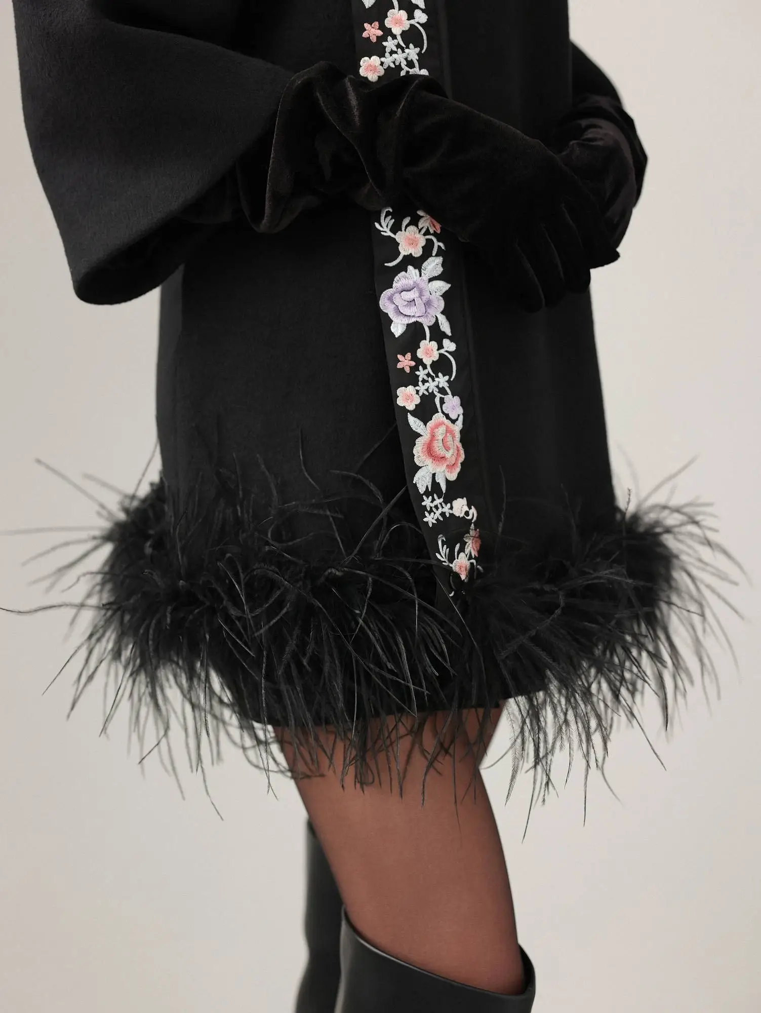 Пальто (M (44RU) чёрный). Избражение № 4