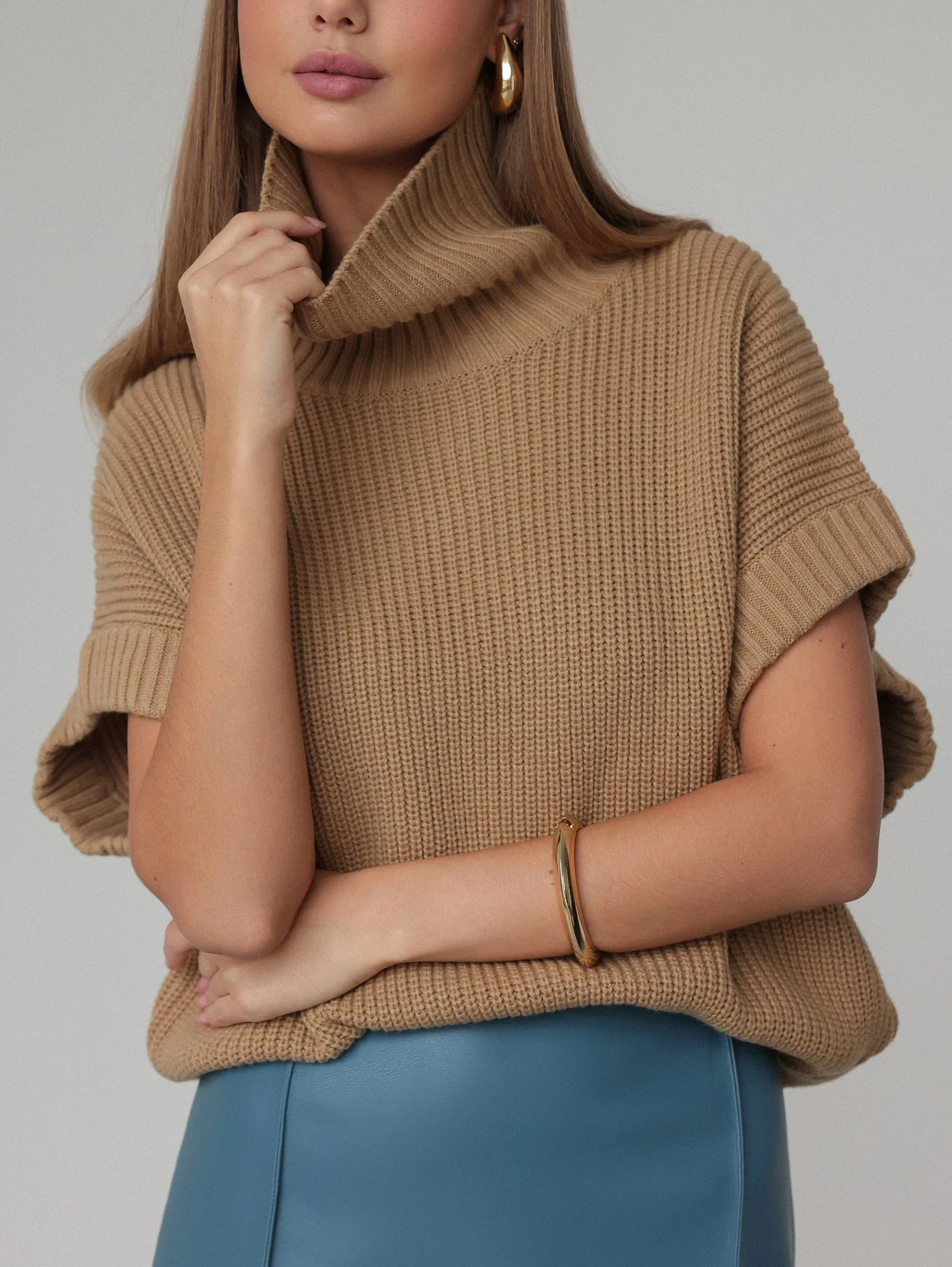 Жилет (onesize (42-46RU), песочный). Избражение № 2