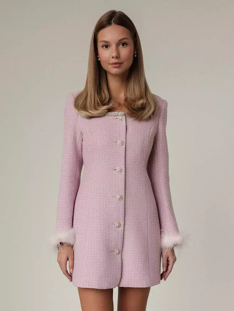 Платье  (L (46), лиловый). Изображение № 1