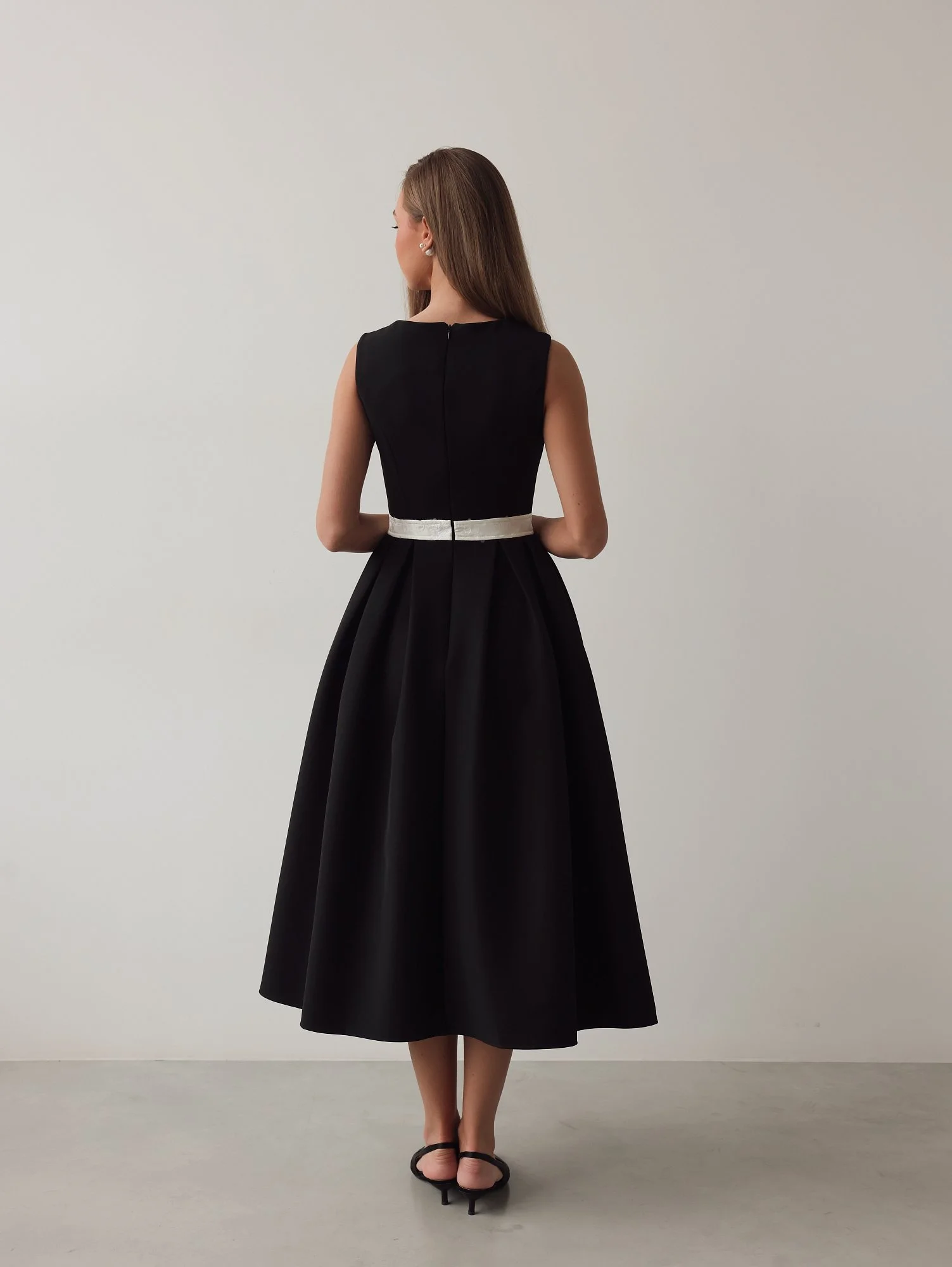 Платье  (M (44RU), чёрный). Избражение № 6