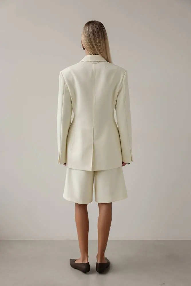 Пиджак (S (42RU), молочный). Изображение № 5