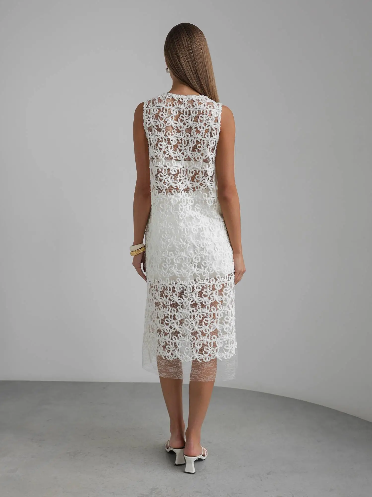 Топ (M (44RU), молочный). Избражение № 5