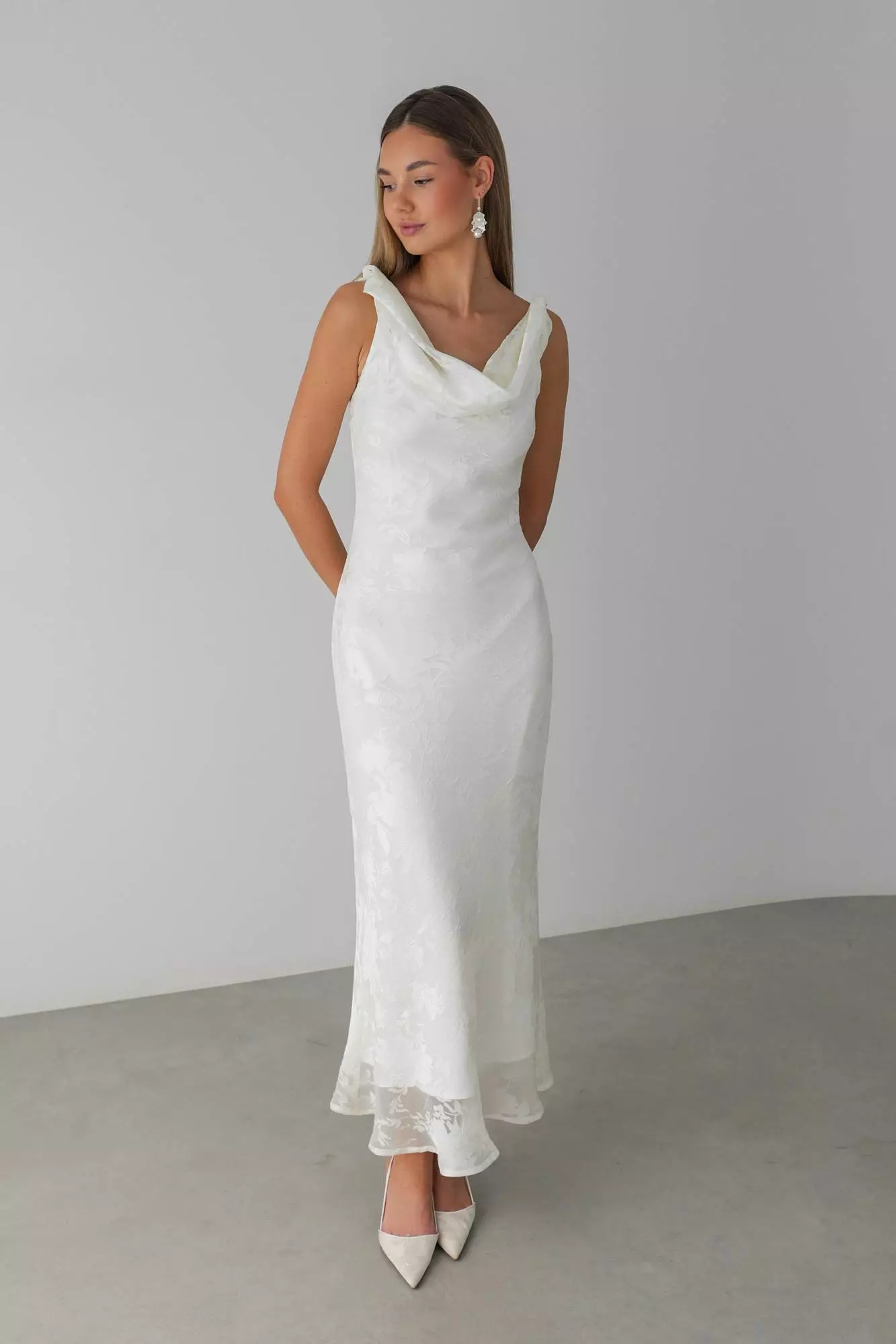 Платье (M (44RU), ванильный). Избражение № 1