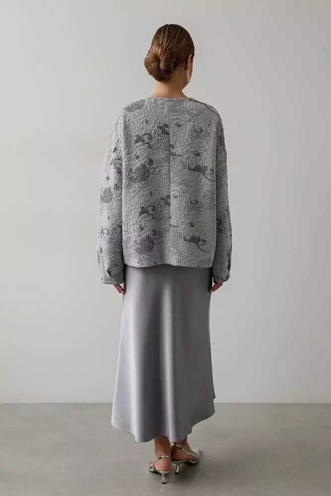 Жакет (L (46RU), серый). Изображение № 3