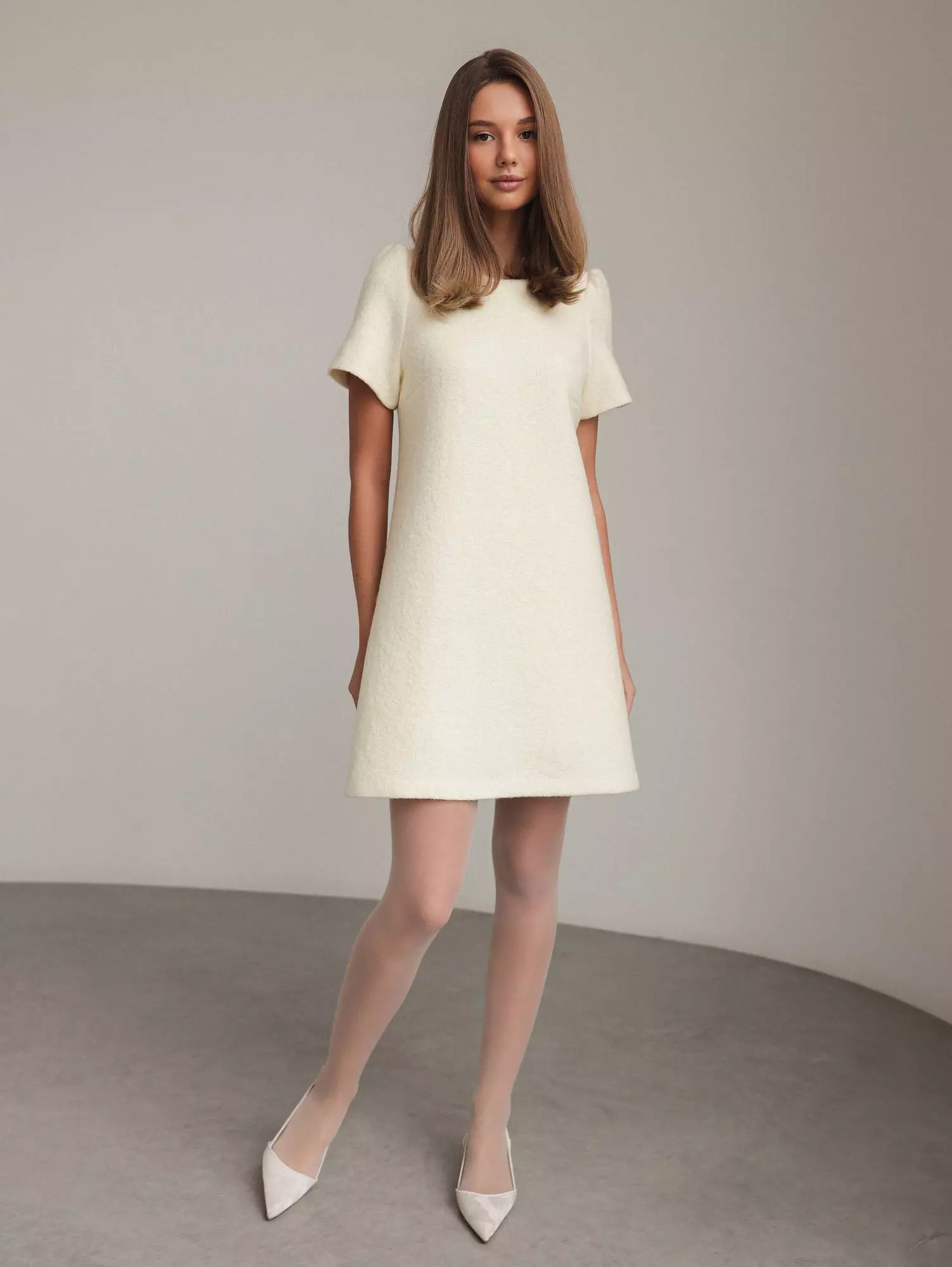 Платье (onesize (40-44RU), молочный). Избражение № 2