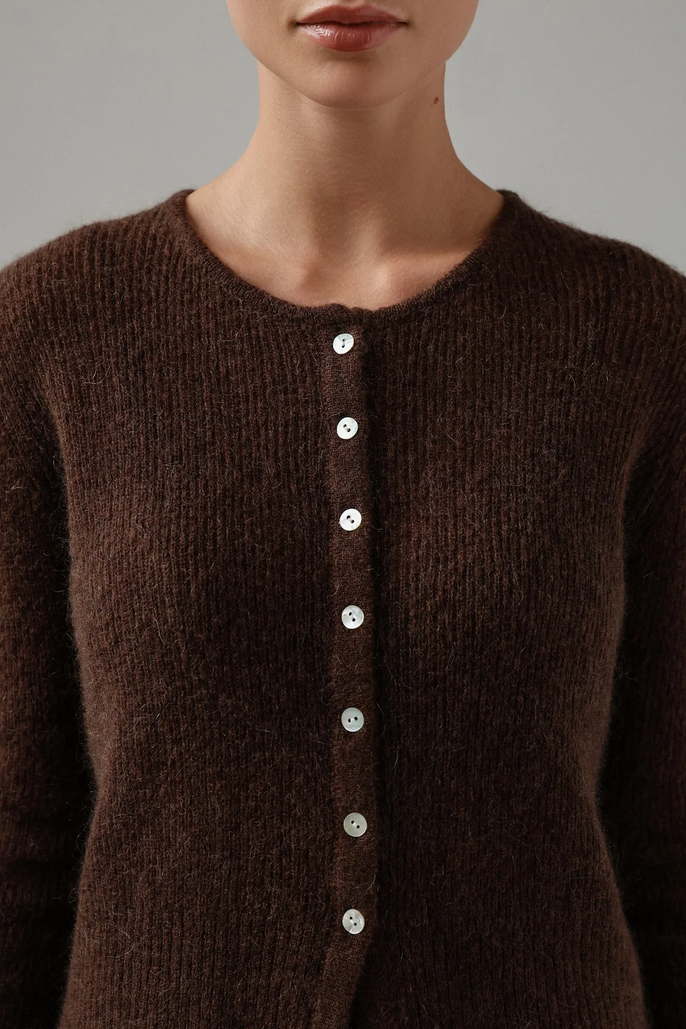 Кардиган (onesize (42-46RU), коричневый). Избражение № 3