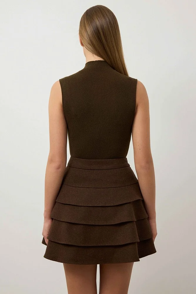 Юбка  (M (44RU), коричневый). Изображение № 3