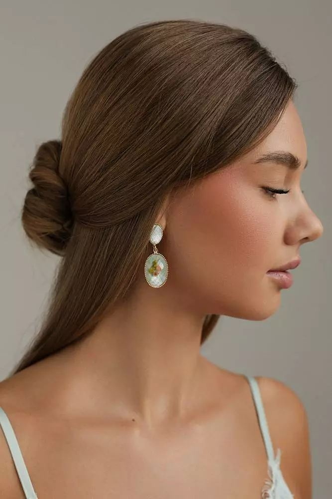 Серьги (бирюзовый). Изображение № 2