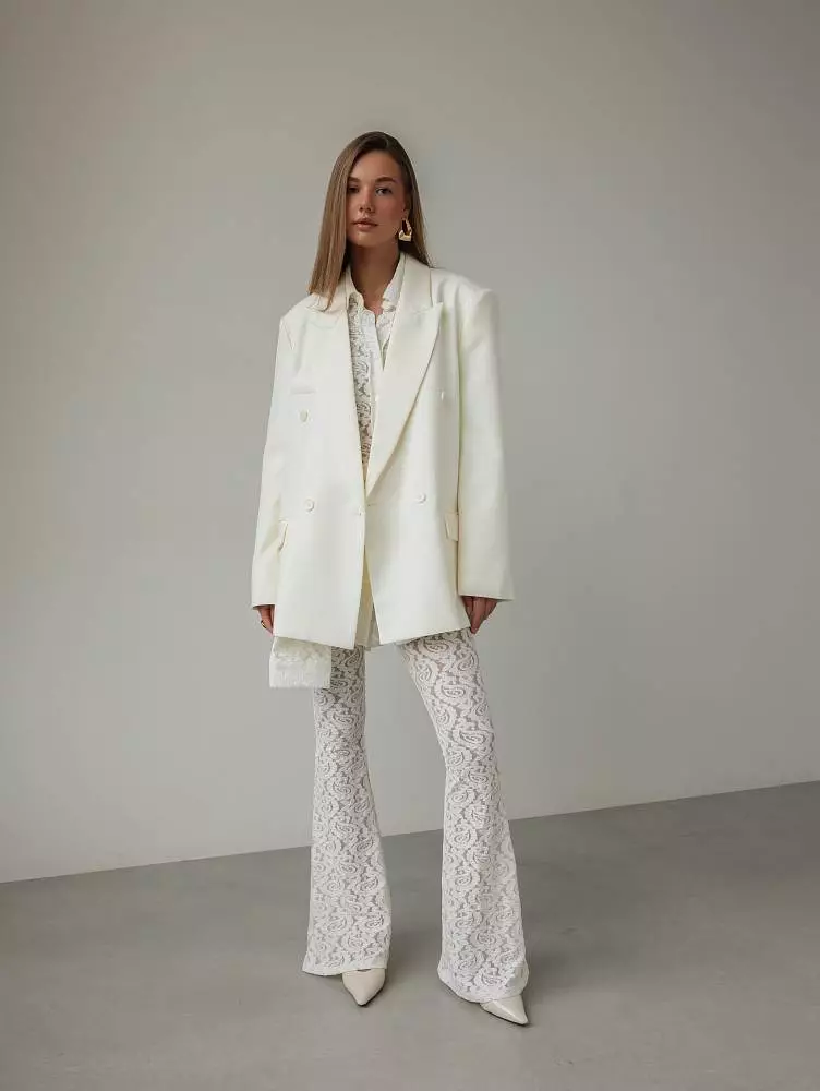 Пиджак (M (44RU), молочный). Изображение № 2