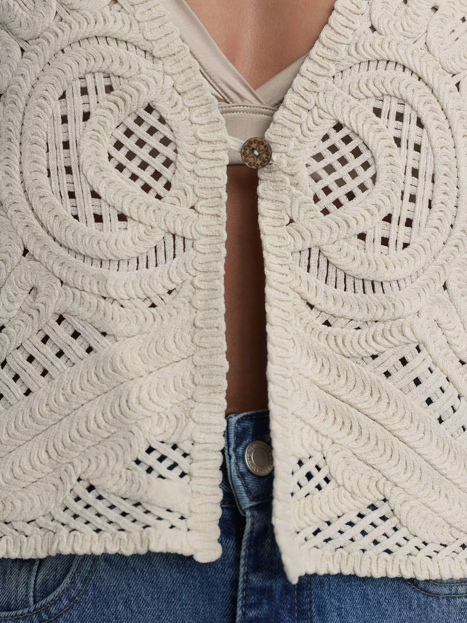 Жилет (L (46RU), бежевый). Избражение № 3