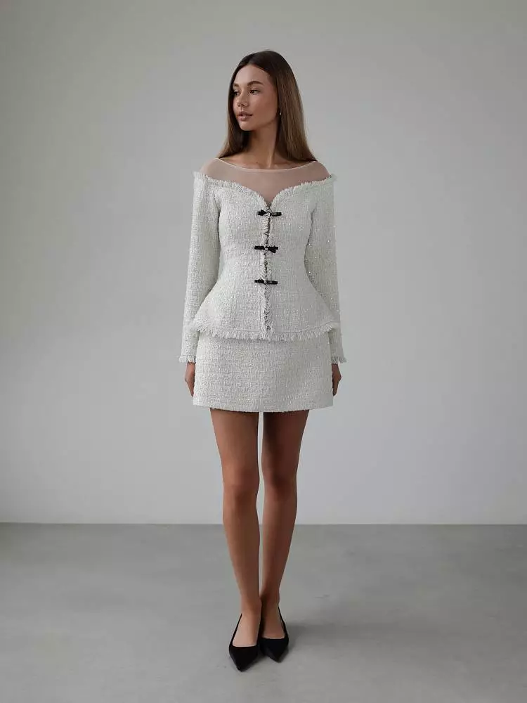 Платье  (L (46RU), слоновая кость). Изображение № 2