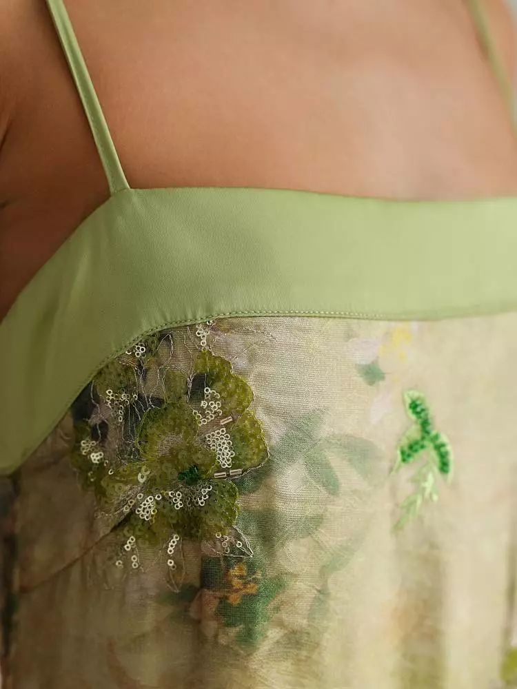 Платье (S (42RU), оливковый). Изображение № 3