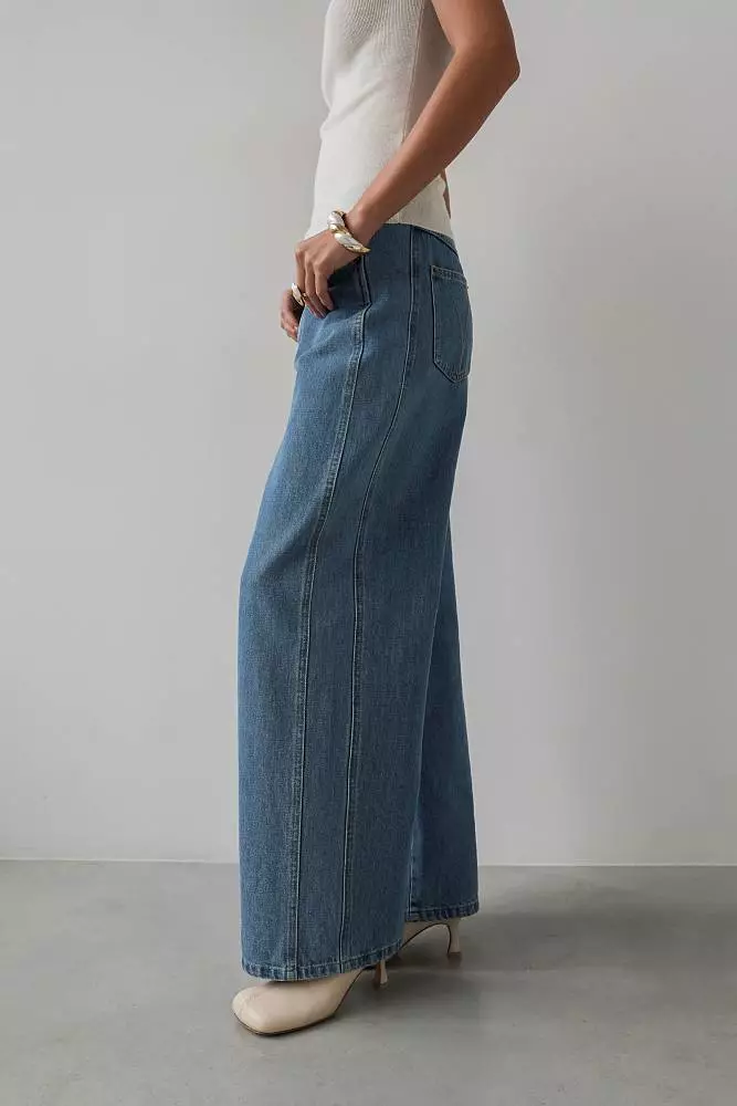 Джинсы (L (46RU), голубой). Изображение № 4