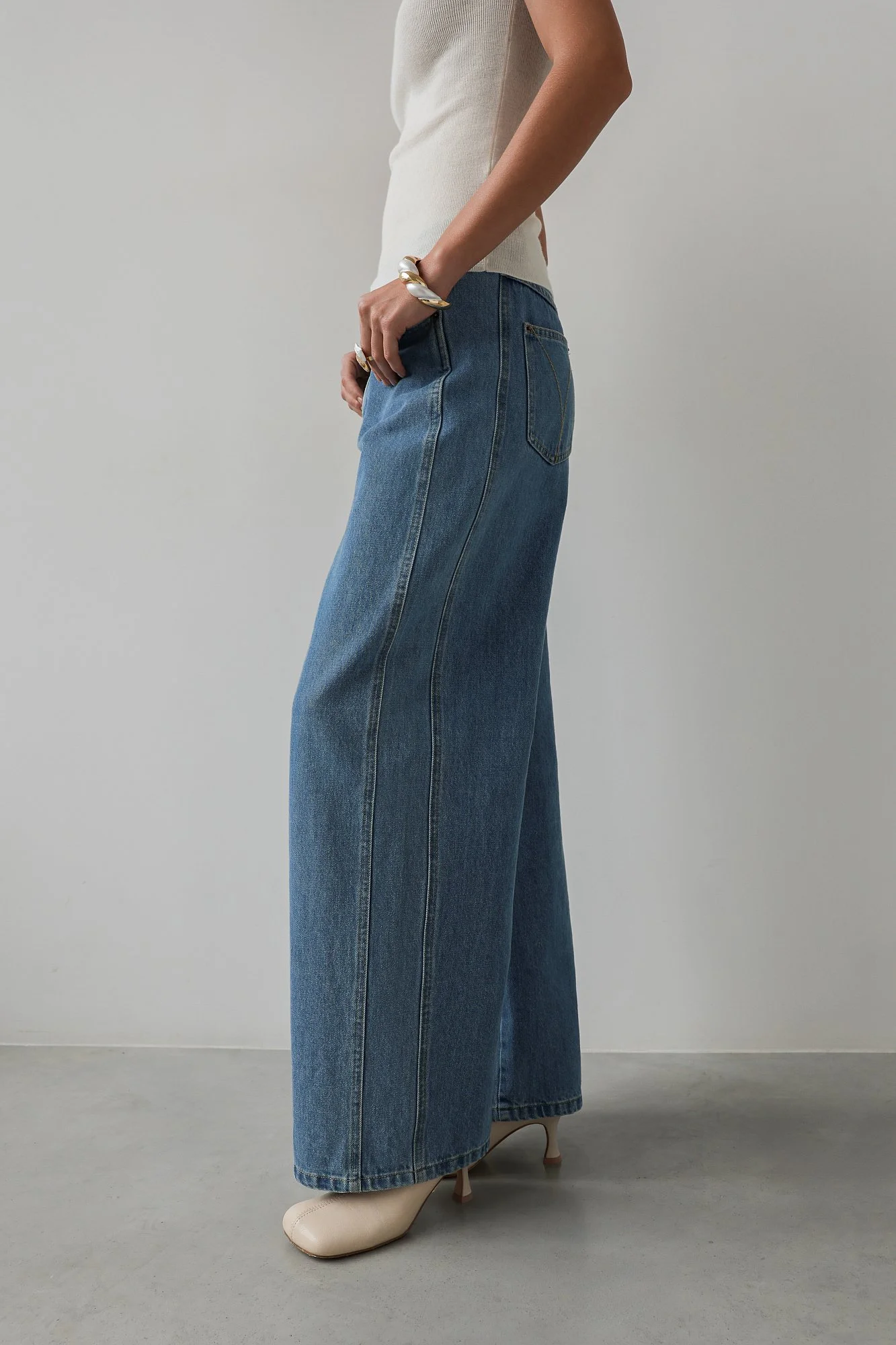 Джинсы (L (46RU), голубой). Избражение № 4