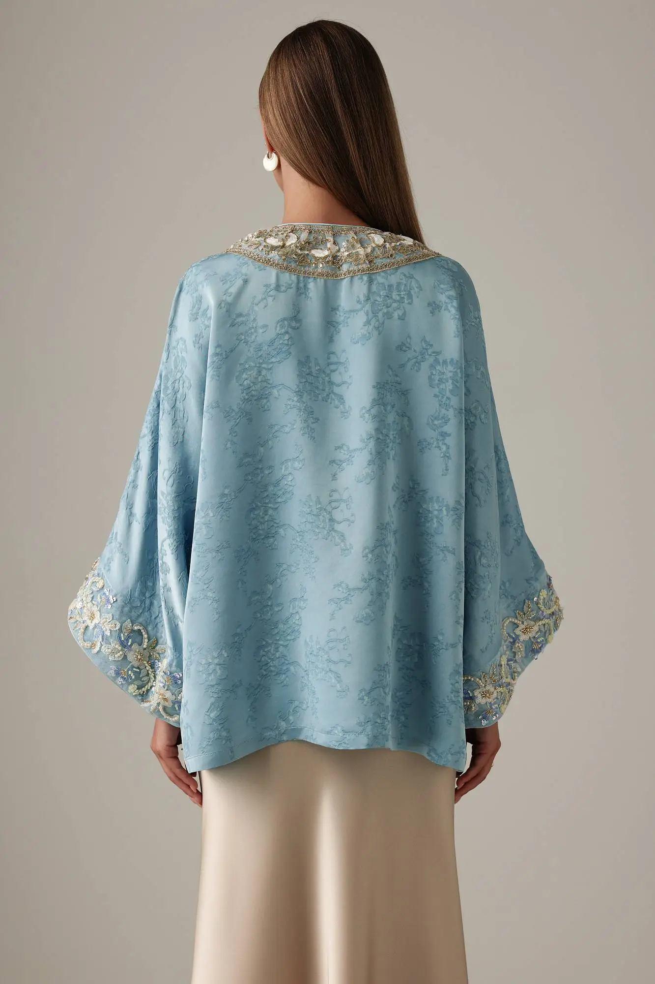 Накидка (M (44RU), светло-лазурный). Избражение № 5