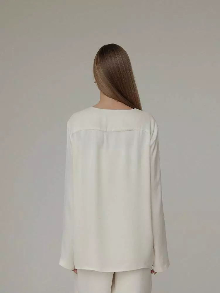 Накидка (S (42RU), слоновая кость). Изображение № 6