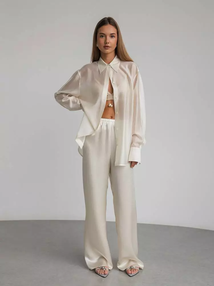 Брюки (S (42RU), шампань). Изображение № 1