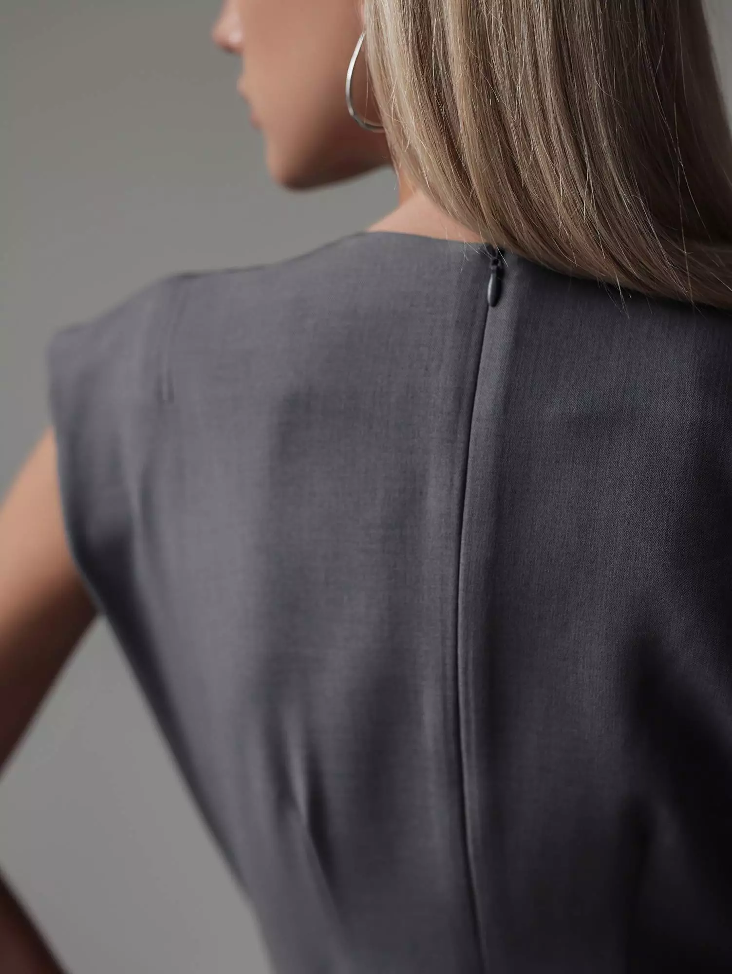 Платье (S (42), серый). Избражение № 6