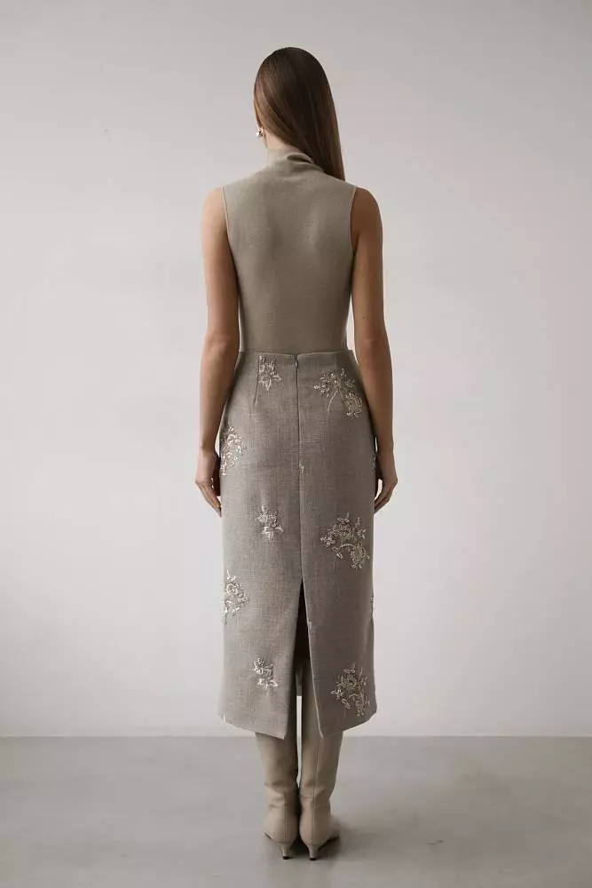 Юбка (S (42RU), бежевый). Изображение № 4